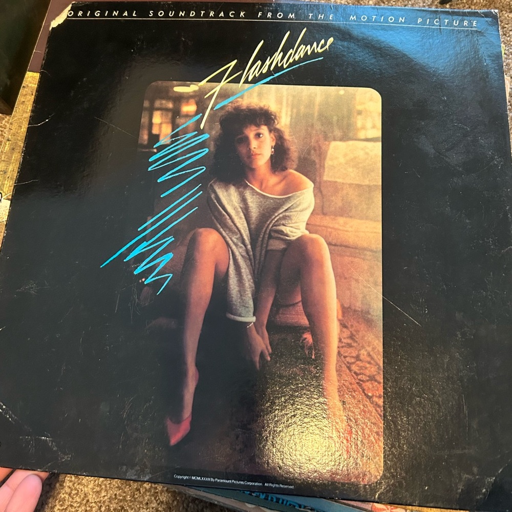 Vintage Flashdance movie sound track vinyl record